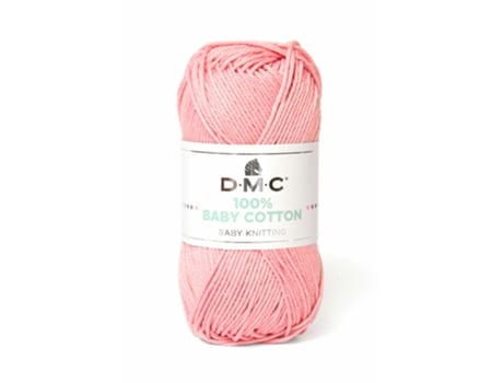 Fio de La DMC 100% Baby Cotton 50G Rosa 764 382