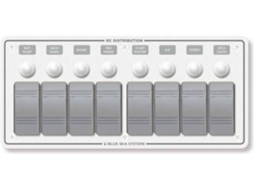 Painel BLUE SEA Water Resistant Panel 8 Position Branco