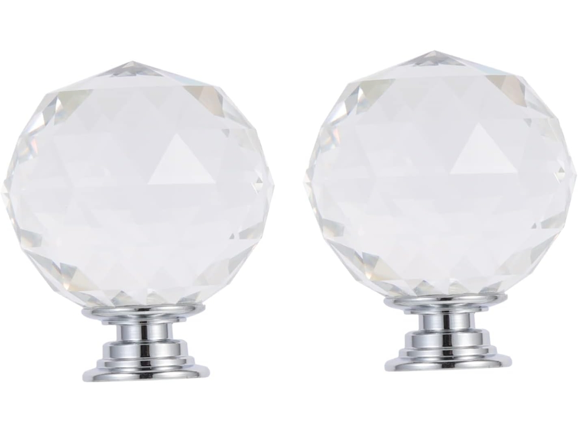 Homoyoyo 2 Peças Puxadores De Cristal Para Cômoda, Gaveta E Armário, Estilo Gótico