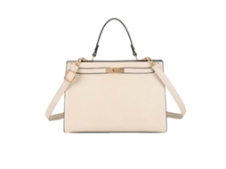 Bolsa de Mão Camélia para Mulher com Design Estructurado e Fecho de Metal GALLANTRY