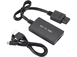 N64 Para Hdmi Conversor Compatível, Nin Tend 64 Para Hdmi Compatível Adaptador De Alta Definição Link Cable For N64/snes/gamecube Yizhood