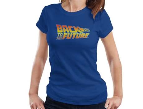 T-shirt De Mulher Zmdecqnb Back To The Future Classic Movie Algodão Branco (l)