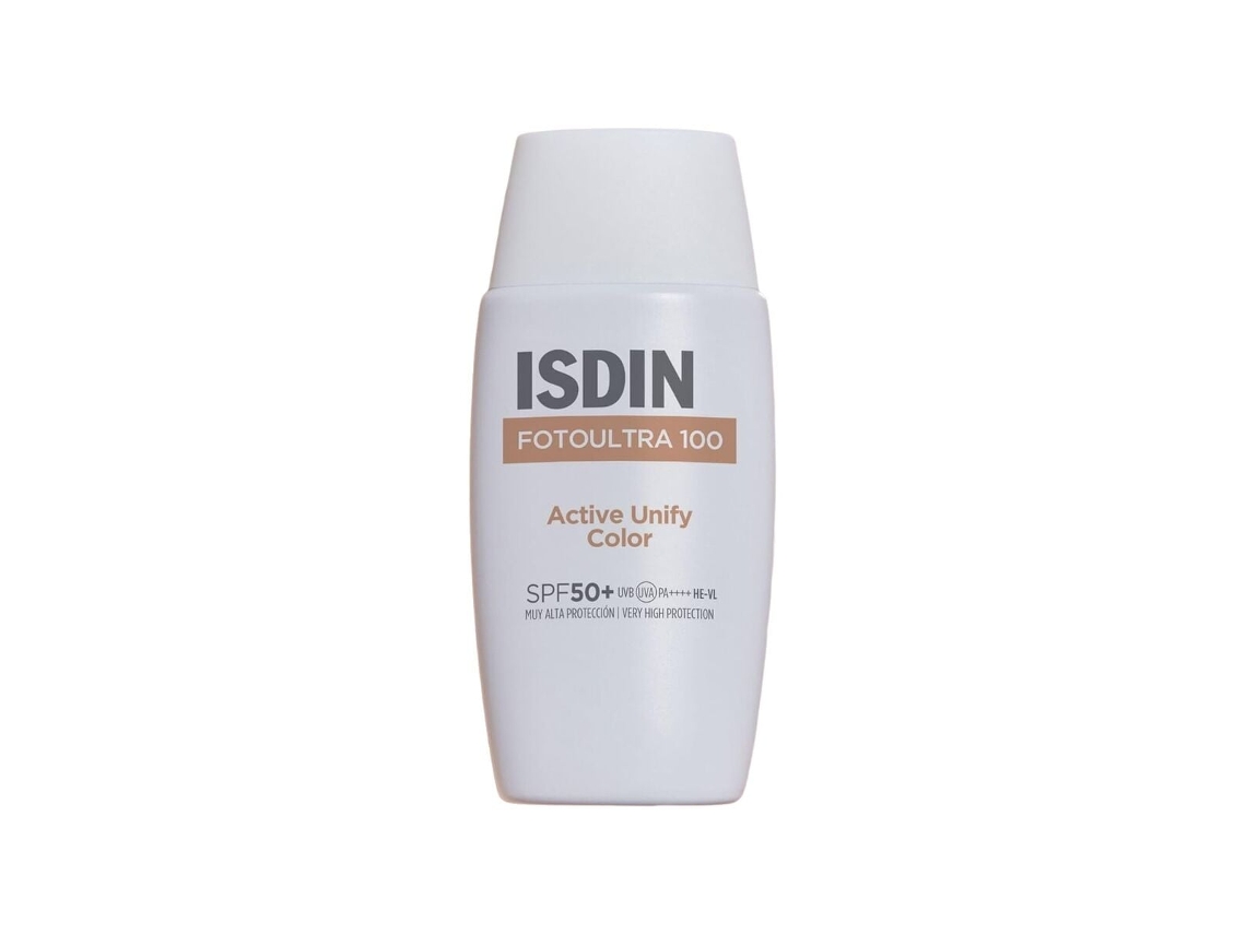 Isdin Fotoultra 100 Active Unify Creme Solar Facial Tinta Despigmentante Spf50+ 50 Ml