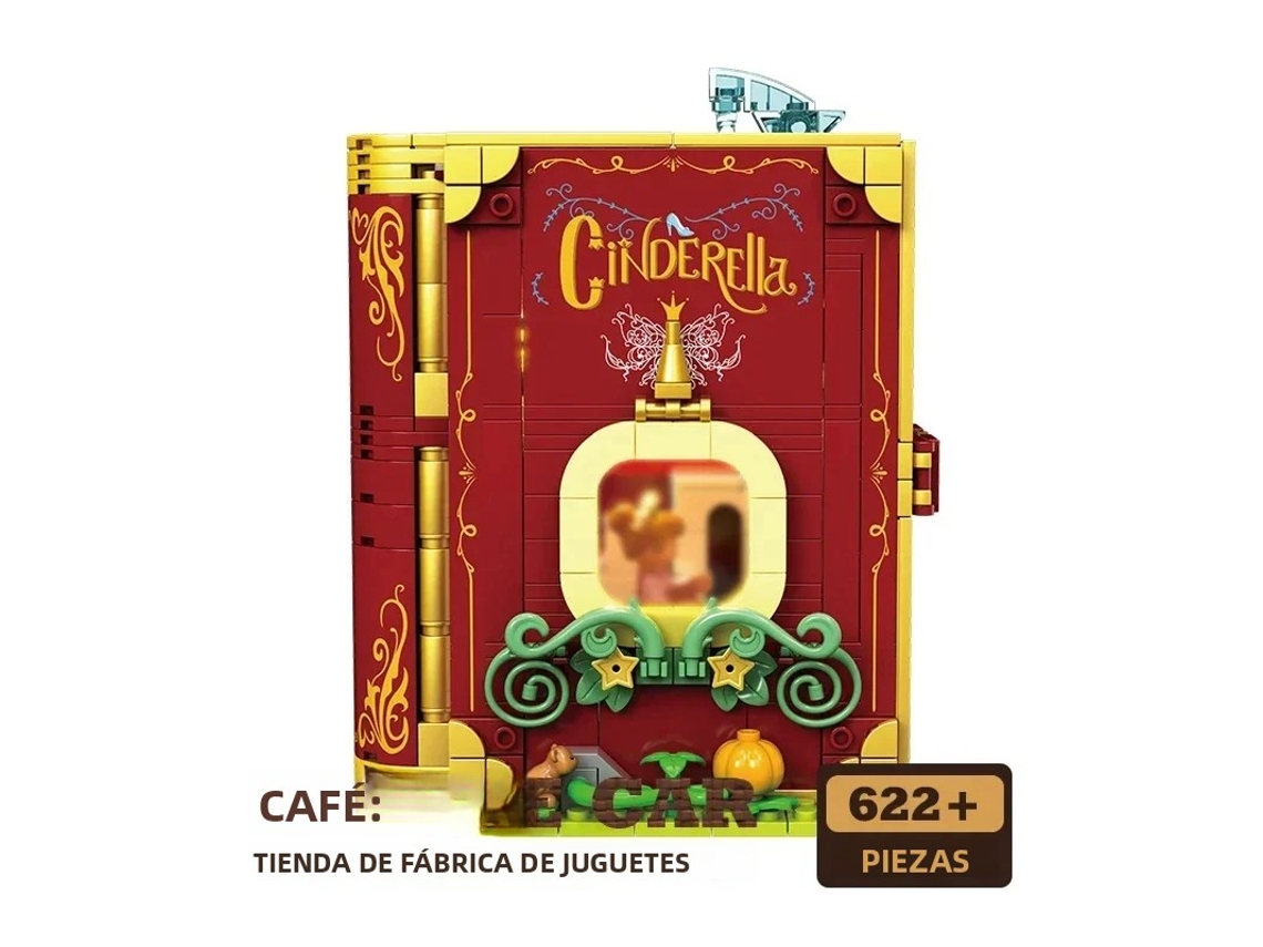 Blocos de Montar 3d Livro de Contos de Fadas da Princesa Dos Sonhos Anime Brinquedo Moc MDUG (estilo 3)