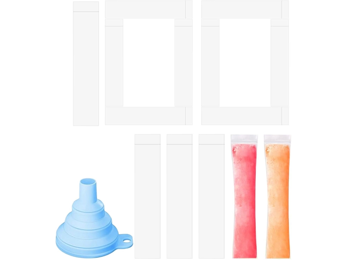 100 Capas Transparentes Para Picolé