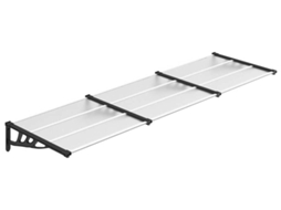 Door Canopy, Door Canopies Vidaxl Transparente Policarbonato (297.5 X 90 Cm)