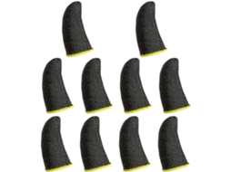 Lurelia Dedeiras Gaming Para Ecrã Tátil 10 Unidades, Abs, Antitranspirante, Sensível Ao Toque, Absorção De Suor, Para Gaming Móvel E Ecrãs Táteis