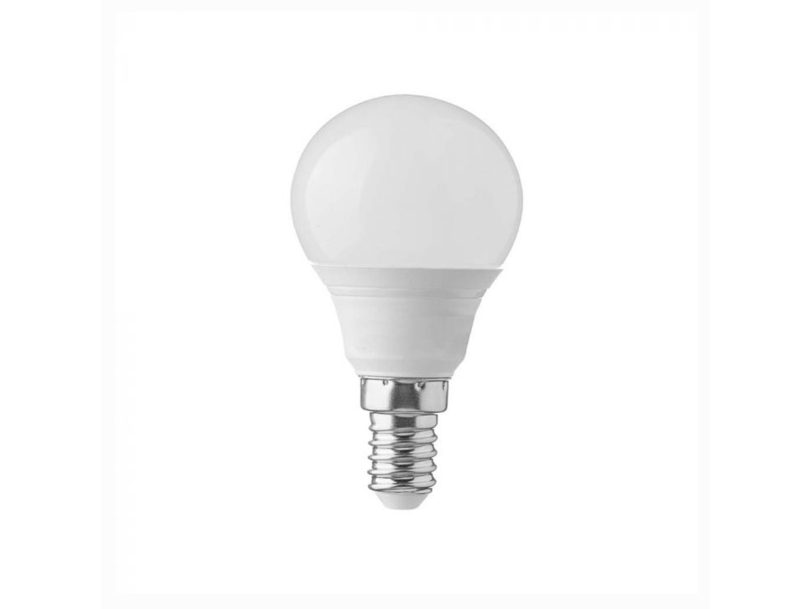 Lâmpada Led Plastic 4.5w 3000k E14 P45 V tac VTAC