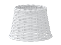 Abajur VIDAXL Branco Vime (Ø 25 x 17 cm)