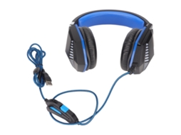 Fone Mali Gamer com Fio S510, Controle de Volume, Surround Estéreo, Microfone, para PS4, PC, Laptop