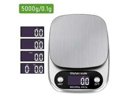 Balança De Cozinha Digital De Aço Inoxidável Com Precisão De 0,01 G/1 G, Ideal Para Bolos E Outros Utensílios Domésticos. Ferramen Aquaforge