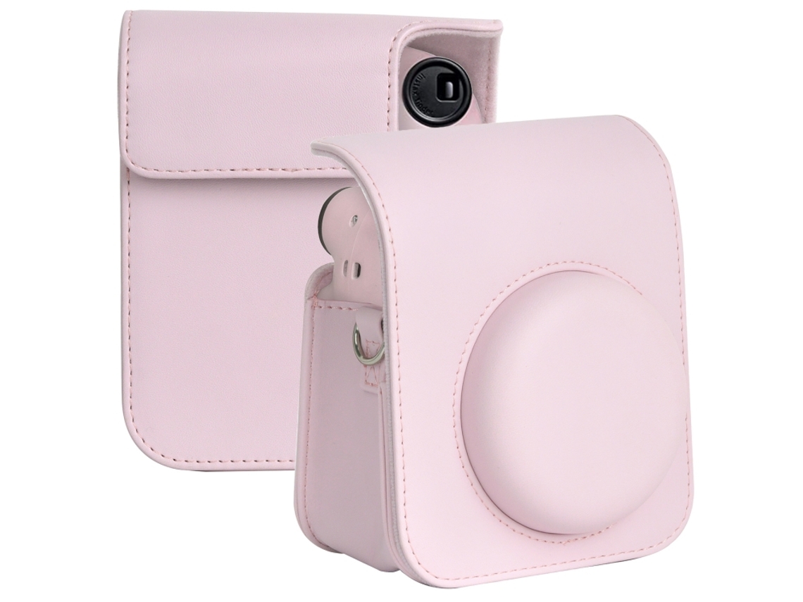 Para Fujifilm Instax Mini 12 Bolsa De Couro Com Alça Para Câmera Brilvibera