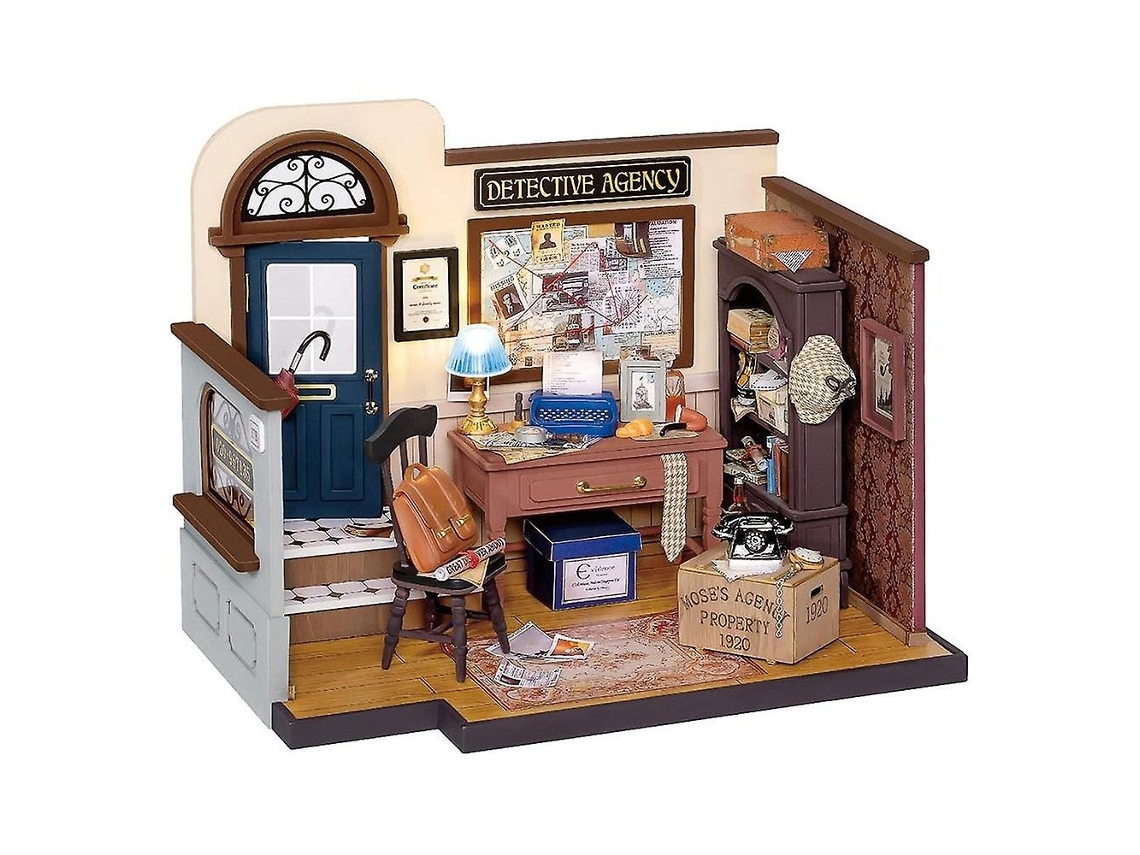 Casa De Bonecas De Madeira Diy Rolife Mystic Archives Miniatura Stem Dg157 Lurelia