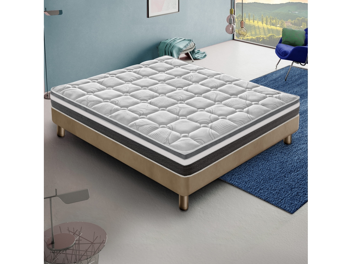 Colchão Ilovesleep Anna ( 100x190x20 Cm, Espuma Hr + Viscoelástica)