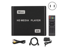 Reprodutor de Vídeo EOOCOO (4k Hd Mini Portátil)