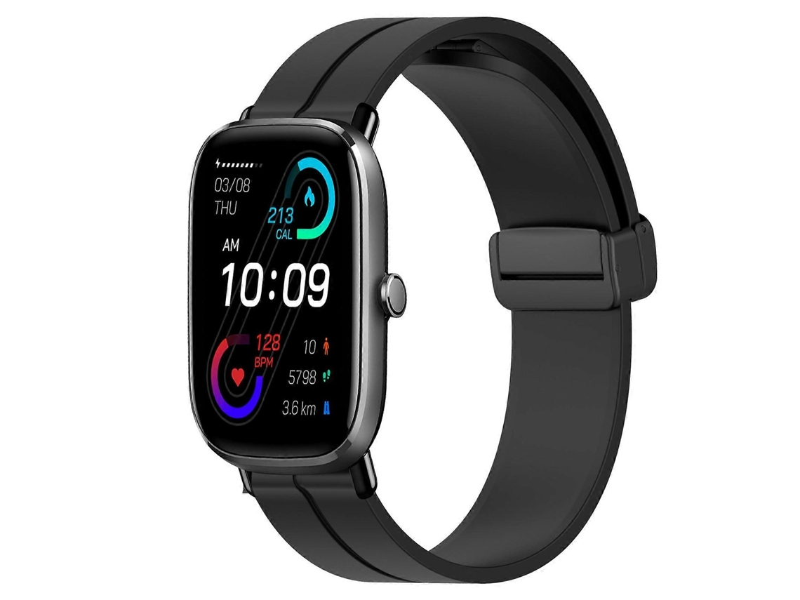 Pulseira De Silicone Com Fecho Magnético De Cor Sólida De 20 Mm Para Amazfit Gts 2 Mini