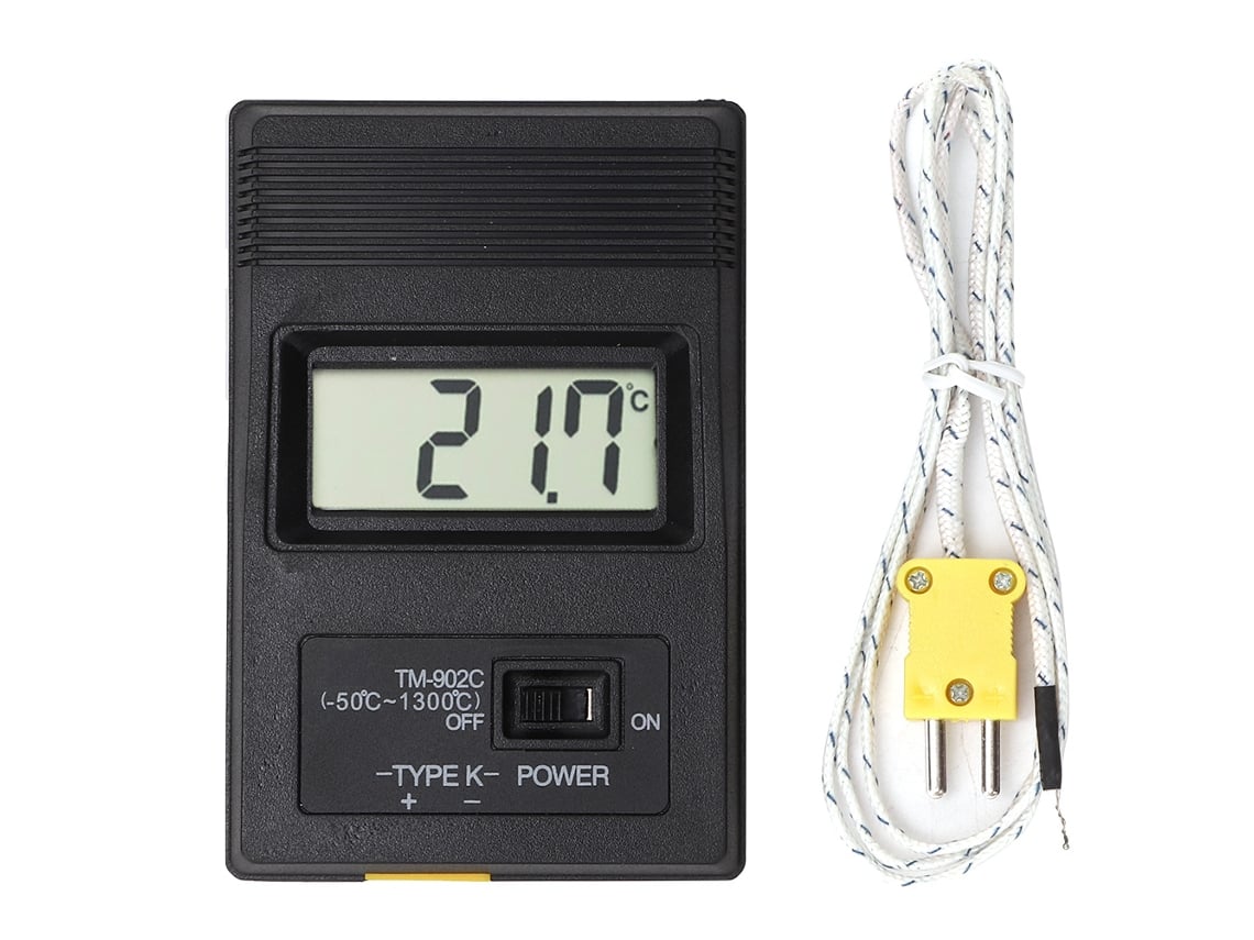 Termômetro Digital Eletrônico De Alta Temperatura Rápido Com Display Lcd