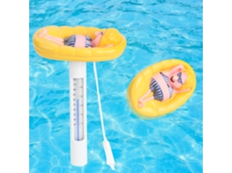 Termômetro Flutuante De Piscina Com Forma De Desenho Animado E Display ℉/℃