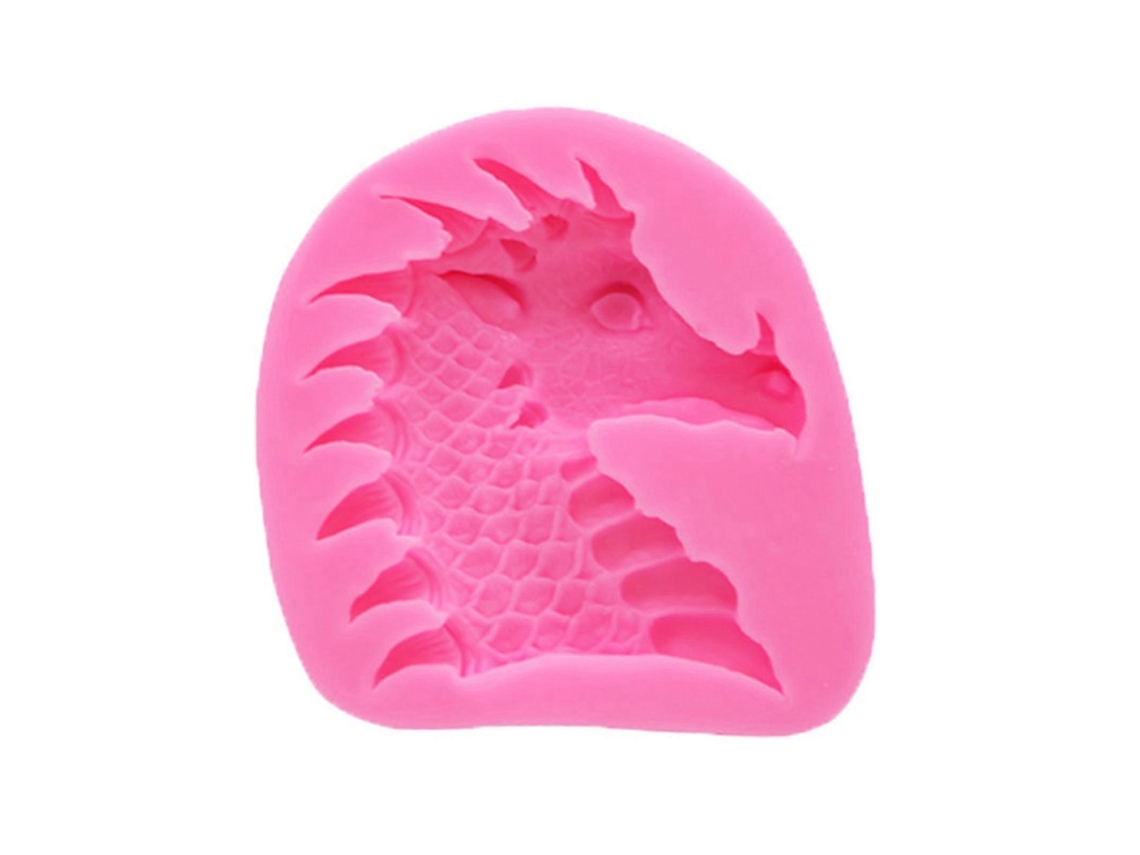 Molde De Silicone Para Decoração De Bolos, Fondant, Chocolate E Doces Com Formato De Escamas De Peixe De Dinossauro Da Style4dinosaur. Ideal Para Conf