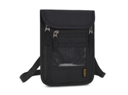 Bolsa Para Passaporte, Mala De Bordo, Preta