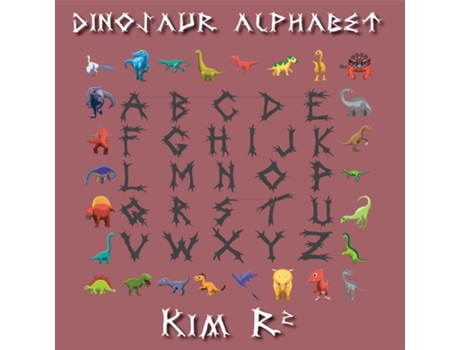 Livro Dinosaur Alphabet de Kim R2 (Inglês)