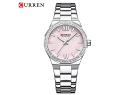 Relógio Feminino Pequeno Com Mostrador Romano E Strass (rosa) - Relógio Feminino Simples