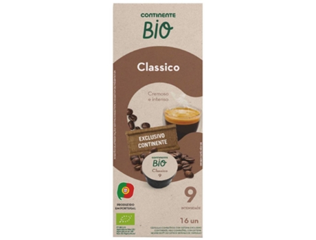 Cápsulas de Café Classico Int 9 CONTINENTE BIO