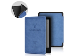 Capa Para Amazon Kindle 2024 (6") Azul Escuro Cuich