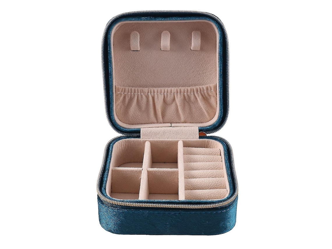 Organizador De Joias De Viagem Em Veludo Macio, Porta Joias Pequeno Para Mulheres, Ideal Para Brincos Hengjian