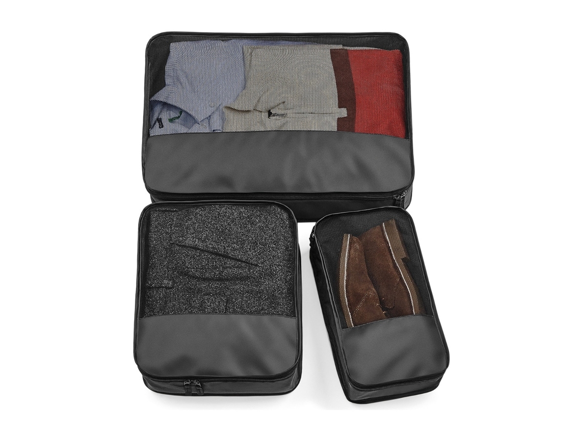 Organizador de bolsa BRILVIBERA com forro de feltro para maquiagem, tamanhos 25-35 cm