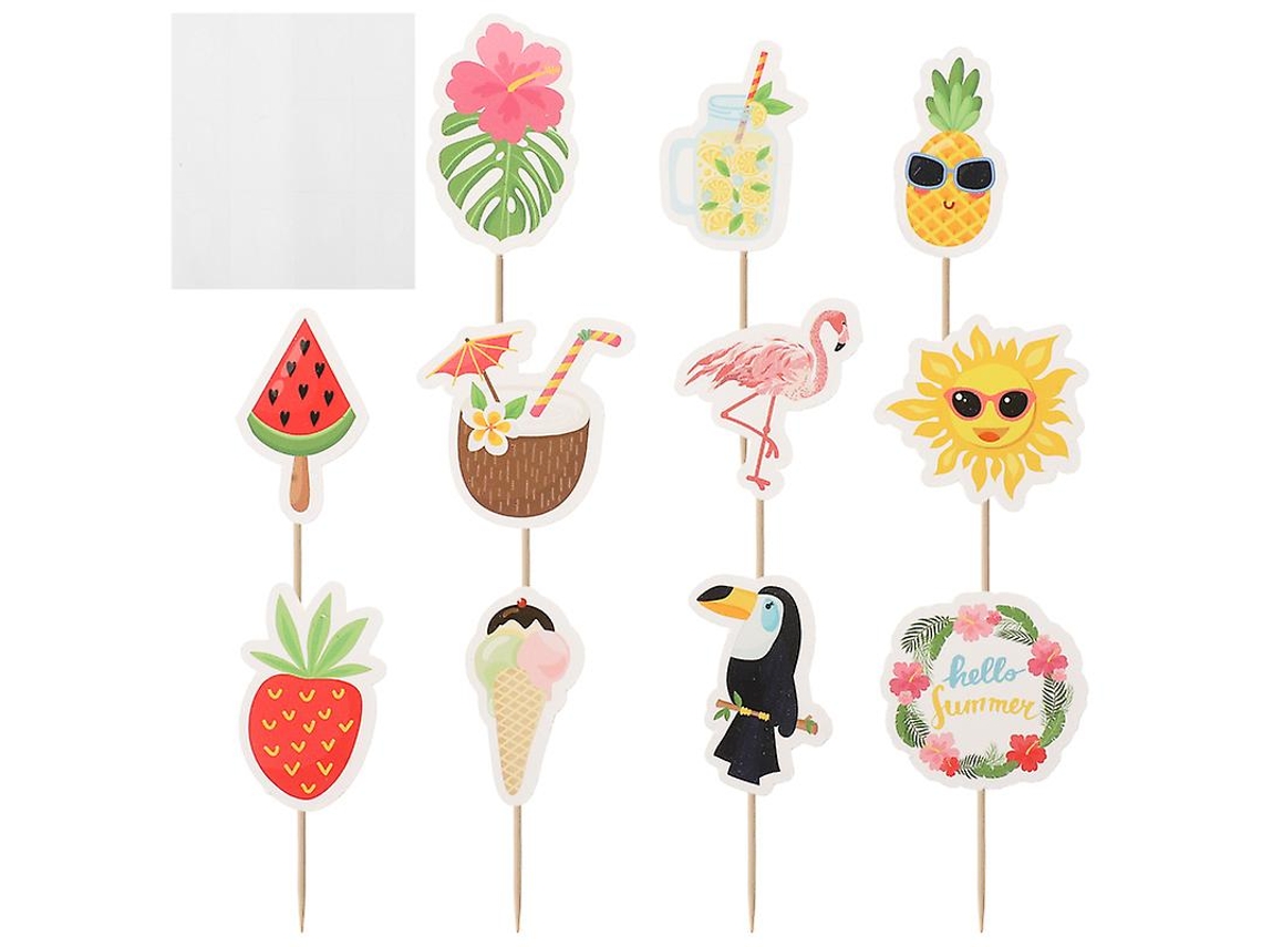 1pcs Topper De Bolo Havaiano