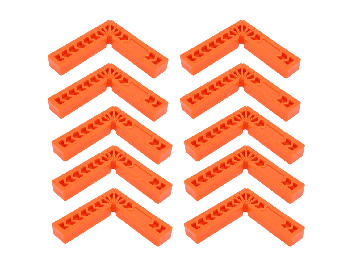 10pcs Posicionador Auxiliar Ângulo Reto 90 Graus Ruler Carpintaria Ferramenta