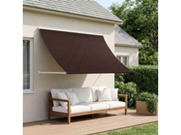 Vidaxl Toldo Castanho 350 X 150 Cm