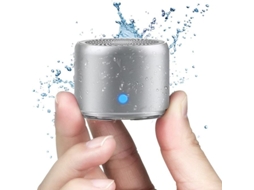 Mini Alto Falante Bluetooth Sem Fio Com Radiador De Graves Personalizado. Ip67 À Prova Dágua Yizhood (prata)