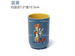 Caneca Zootopia Para 2 Copos, Espessa, Suco, Leite Ou Água, Estilo Kawaii, Com Desenho Animado, Judy E Nick, Ideal Viagem Uso Diár Aquaforge