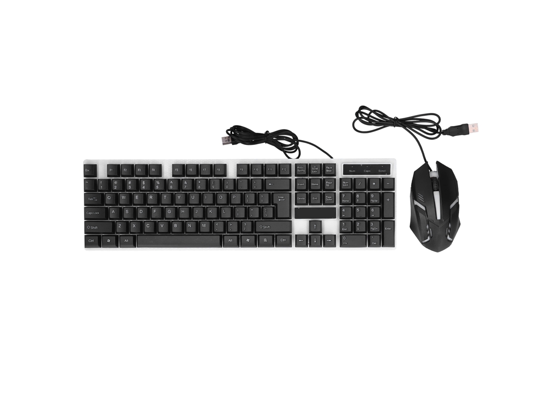 Teclado e Rato Usb Duráveis LAXISCREED