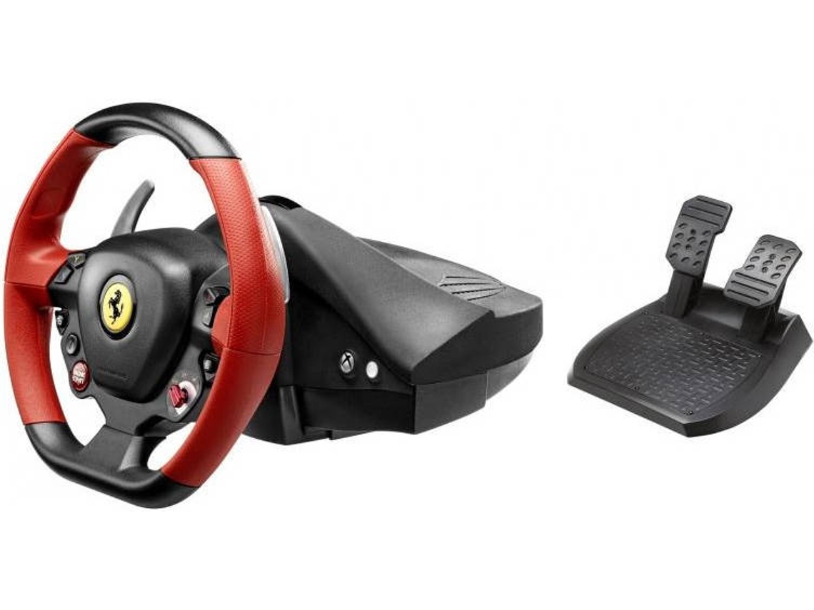 Volante + Pedais THRUSTMASTER Ferrari 458 Spider (Xbox One - Preto)