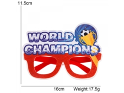 Justup Conjunto De 3 Copos Decorativos Para Festa Da Copa Do Mundo Catar - Artigos Torcedores Futebol Estilo G