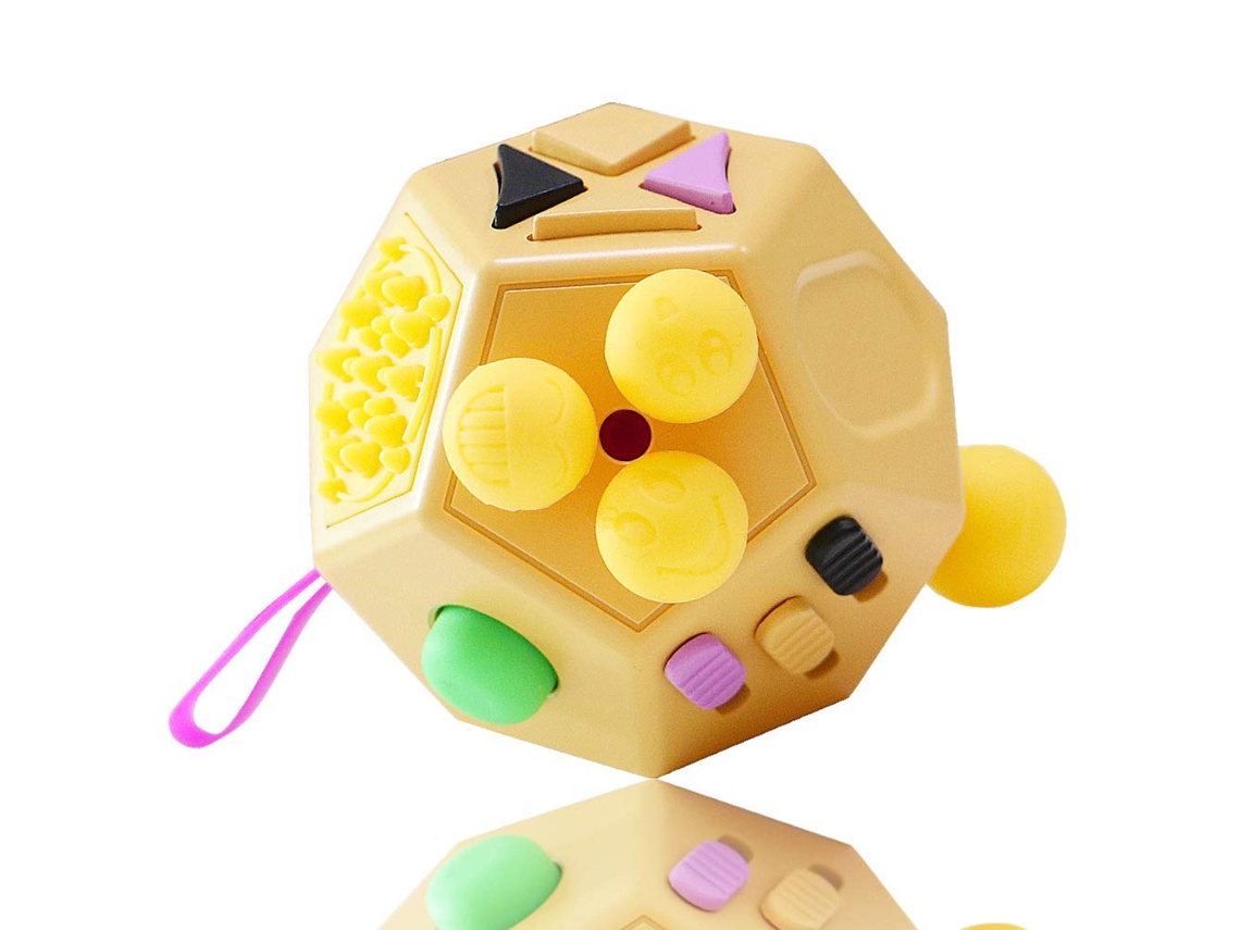 Mali brinquedo Anti estresse Cubo Dodecagonal 12 Lados para Crianças e Adultos