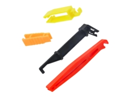 Extrator de fusíveis de plástico para fácil inserção e remoção, conjunto de 4 peças.