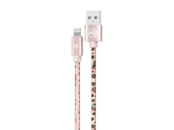 TELLUR Graffiti Data Cable Usb To Lightning 3A 1M Rosa