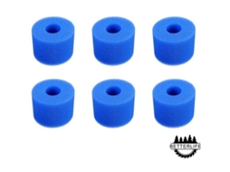Espumas filtrantes Nova Line S1, cartuchos de espuma reutilizáveis para filtros de piscina | S/MARCA