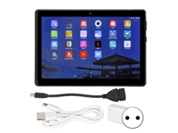 Tablet para chamadas (memória expansível de 128 GB, capa grande de tecido com 8 dobras)