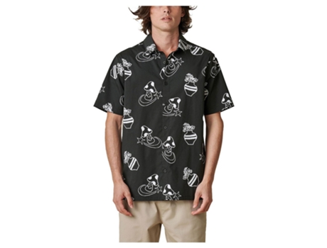 Camisa para Homem GLOBE Manga curta underground holiday (XL)
