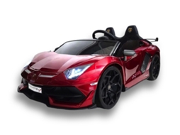 Lamborghini Aventador, Carro Infantil Elétrico De 24 Volts Para 2 Pessoas Com Pneus De Borracha, Banco Em Pele!