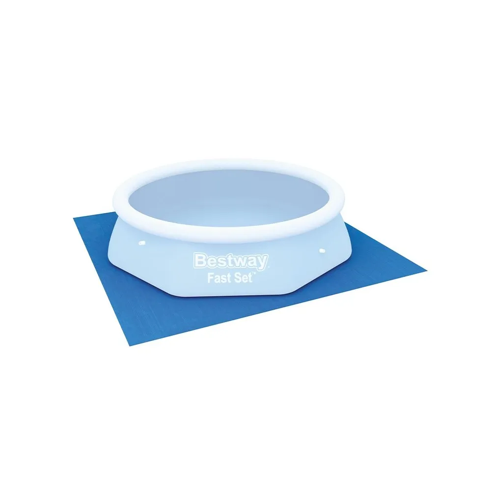 Tapete Protetor De Piso Bestway Para Piscinas E Spas Até 244 Cm, 274 X 274 Cm | Azul
