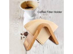 Lurelia Porta-filtro De Café, Em Bambu E Madeira