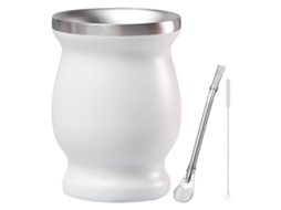 Caneca Abóbora de Aço Inoxidável 304 com Isolamento Duplo | S/MARCA