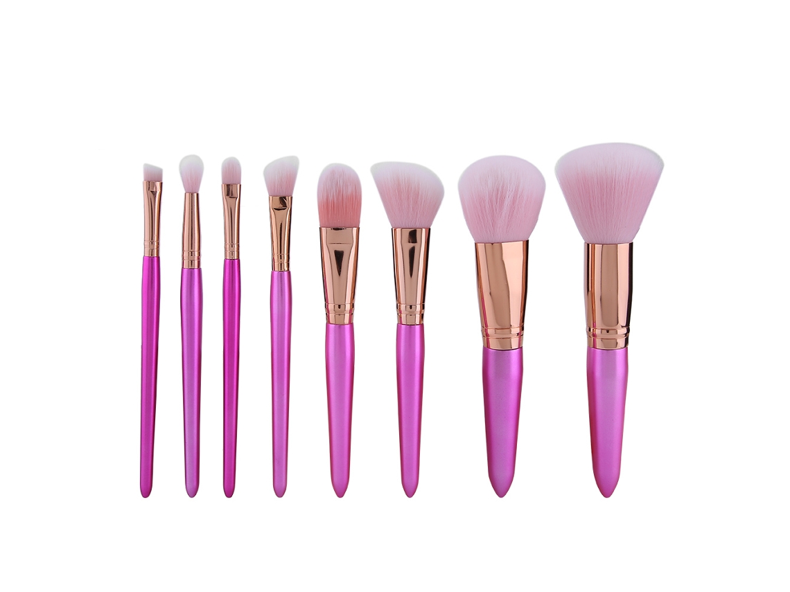 Kit De Pincéis De Maquiagem Sombreado E Limpeza Facial
