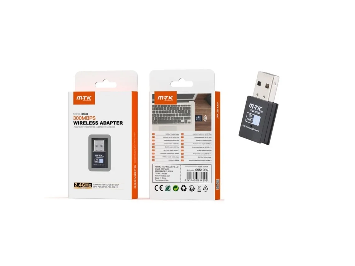 Adaptador Usb Lan Mtk Branco